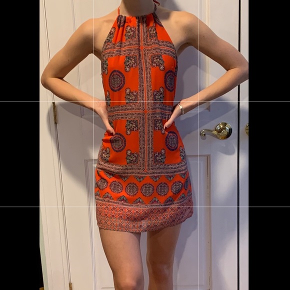Lulu’s XS Coral Dress - Picture 2 of 4